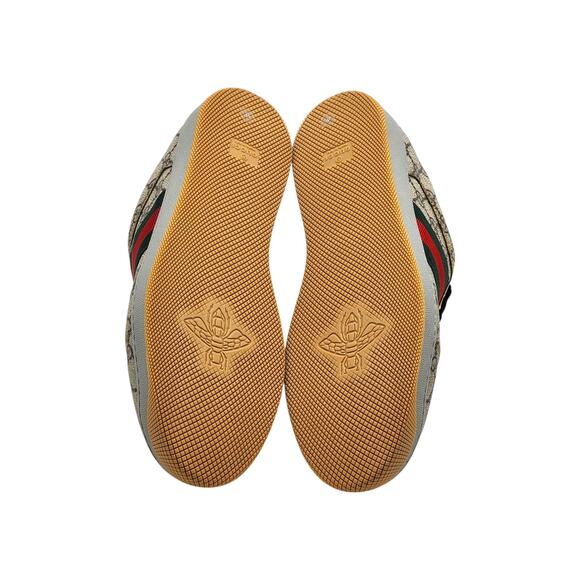 Gucci Screener GG Supreme Web Low Top Sneakers Beige Ebony US 12 EU 45 - NWB main image 8
